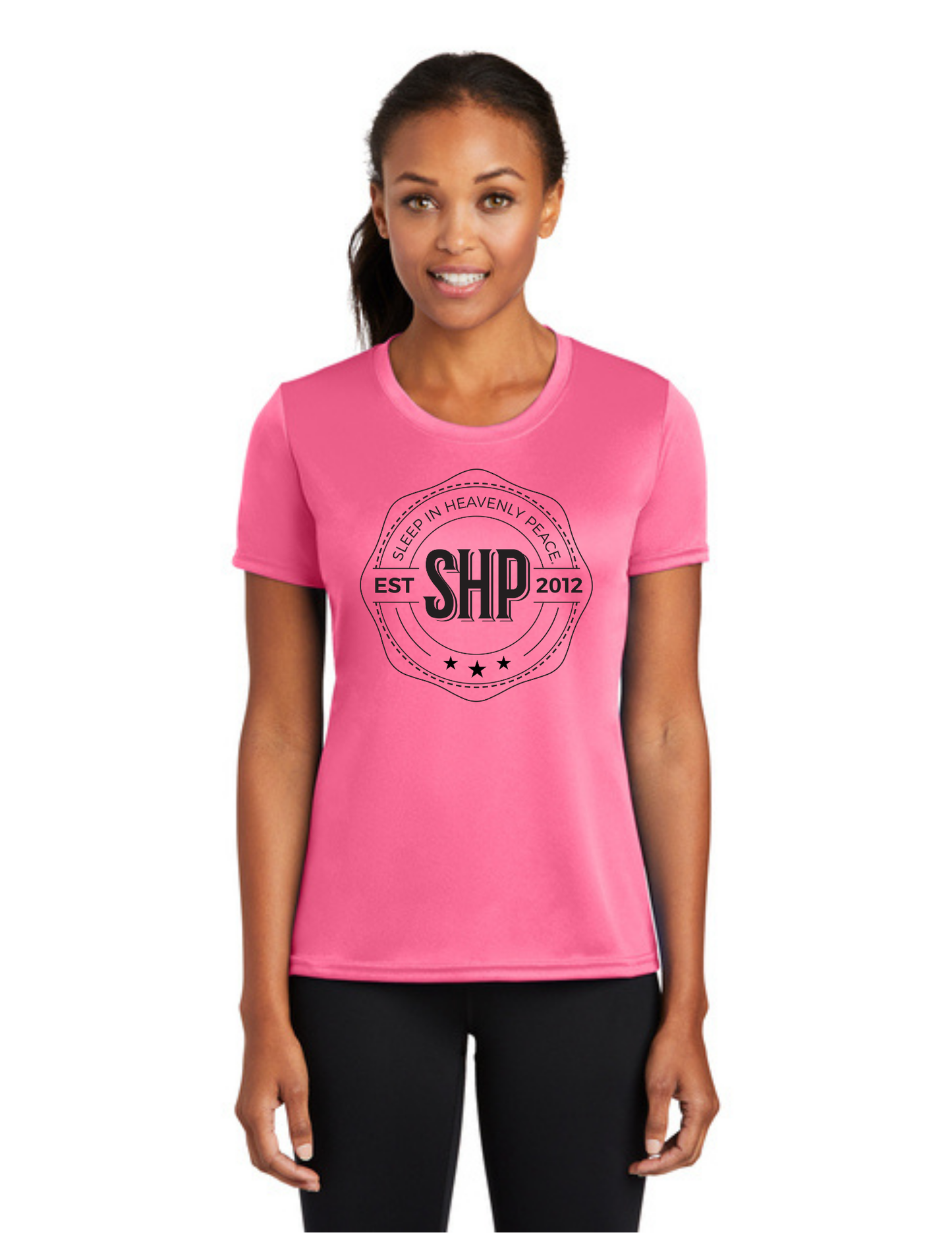 LEGACY - (WOMEN’S) Short Sleeve UV Performance Shirt (NEON PINK) - "ESTABLISHED" LOGO