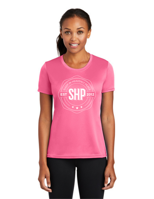 LEGACY - (WOMEN’S) Short Sleeve UV Performance Shirt (NEON PINK) - "ESTABLISHED" LOGO