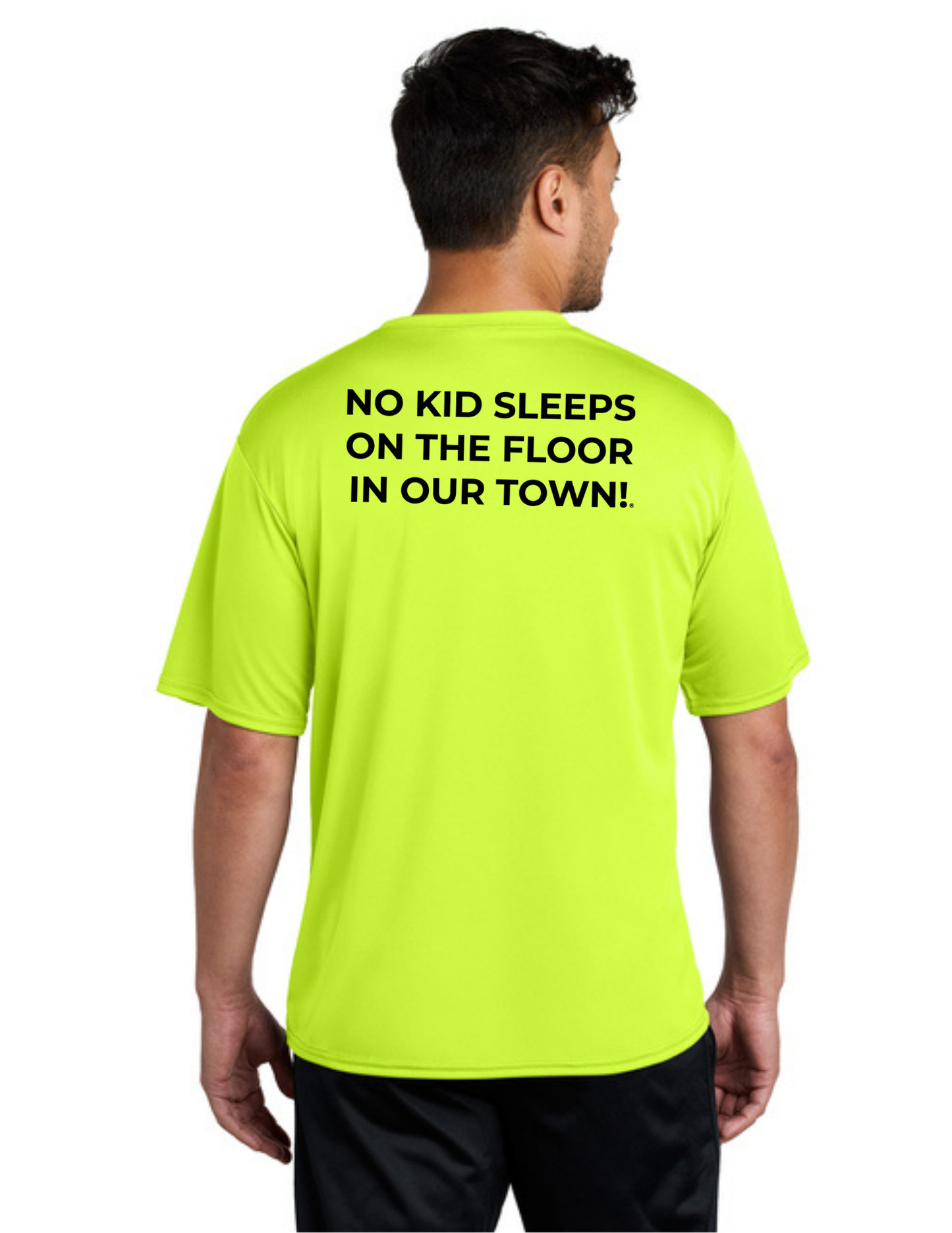 LEGACY - Short Sleeve UV Performance Shirt (NEON YELLOW) - "ESTABLISHED" LOGO