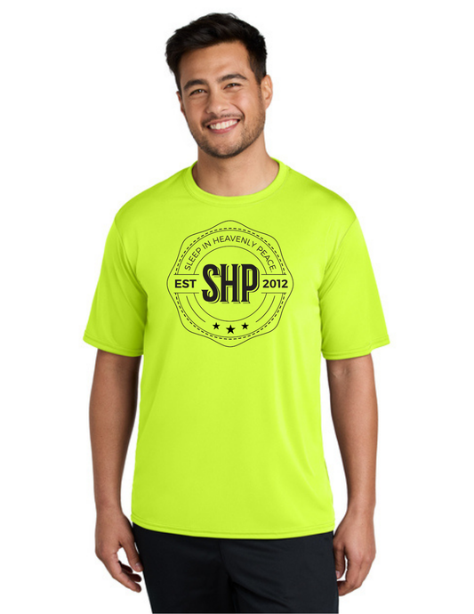 LEGACY - Short Sleeve UV Performance Shirt (NEON YELLOW) - "ESTABLISHED" LOGO