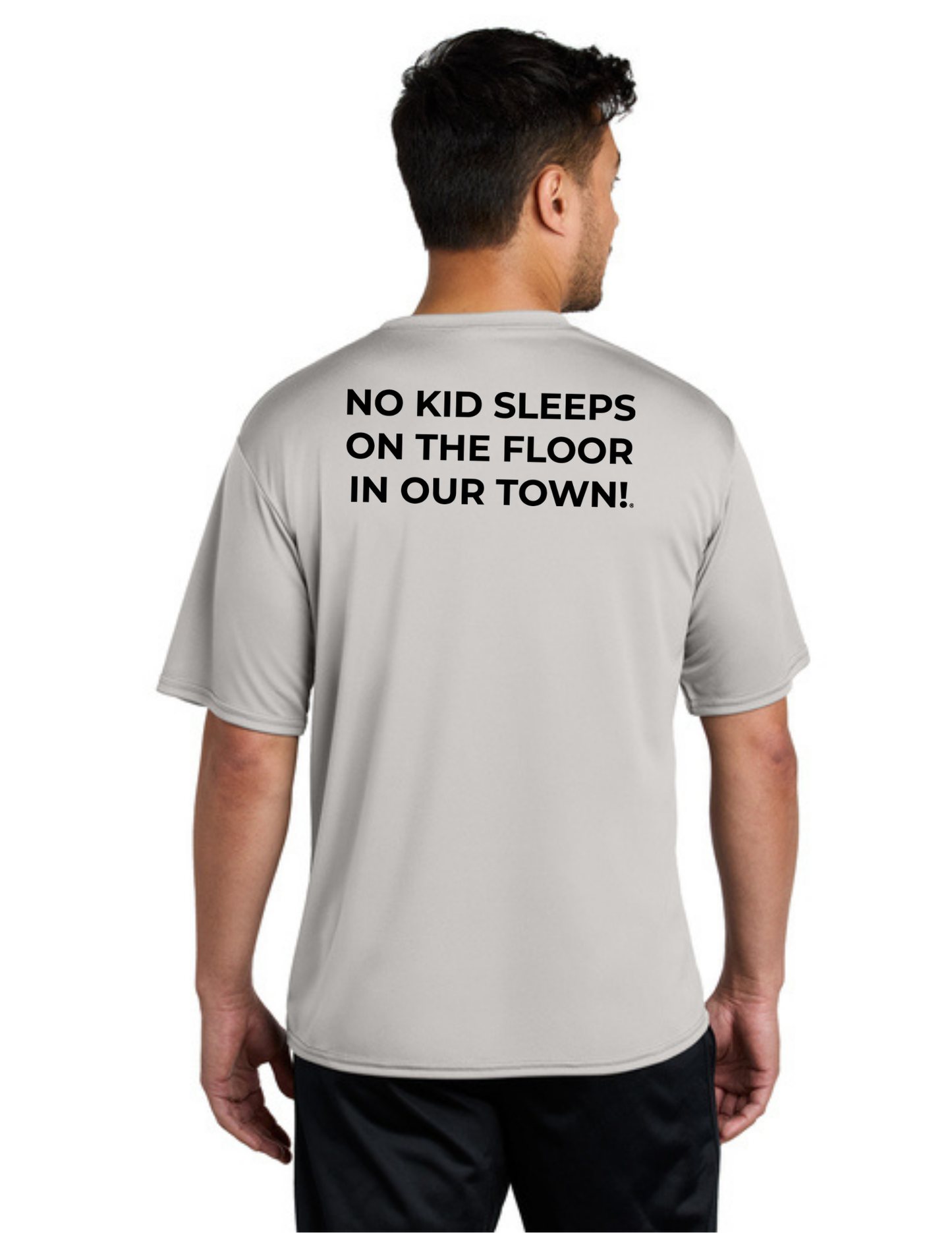 LEGACY - Short Sleeve UV Performance Shirt (SILVER) - "ESTABLISHED" LOGO
