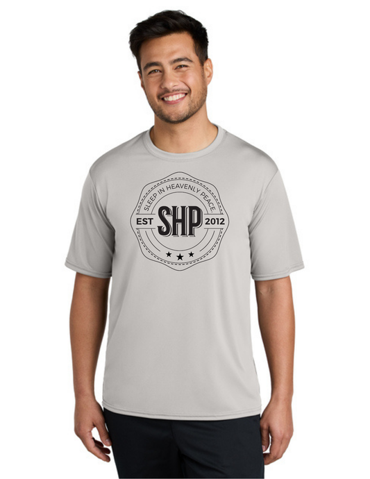 LEGACY - Short Sleeve UV Performance Shirt (SILVER) - "ESTABLISHED" LOGO