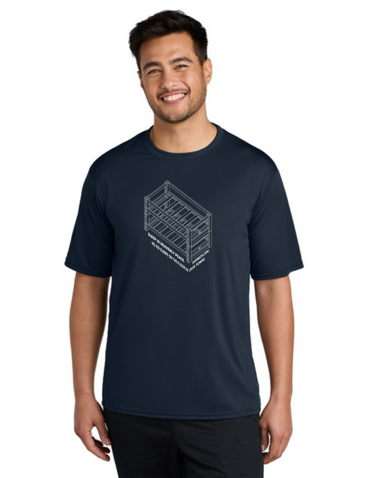 LEGACY - Short Sleeve UV Performance Shirt (TRUE NAVY) - "SHELDON" LOGO