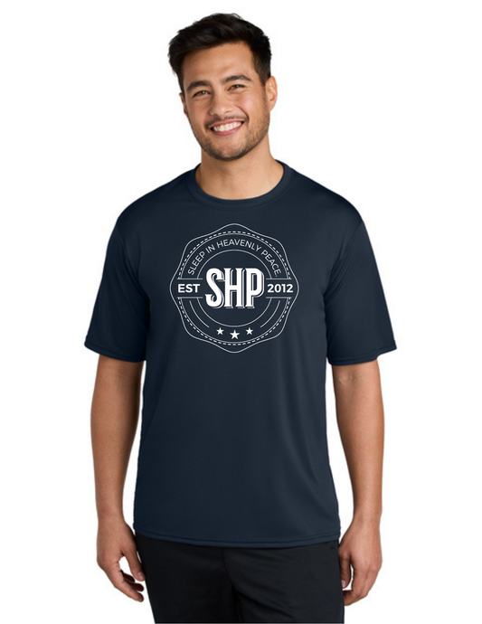 LEGACY - Short Sleeve UV Performance Shirt (TRUE NAVY) - "ESTABLISHED" LOGO
