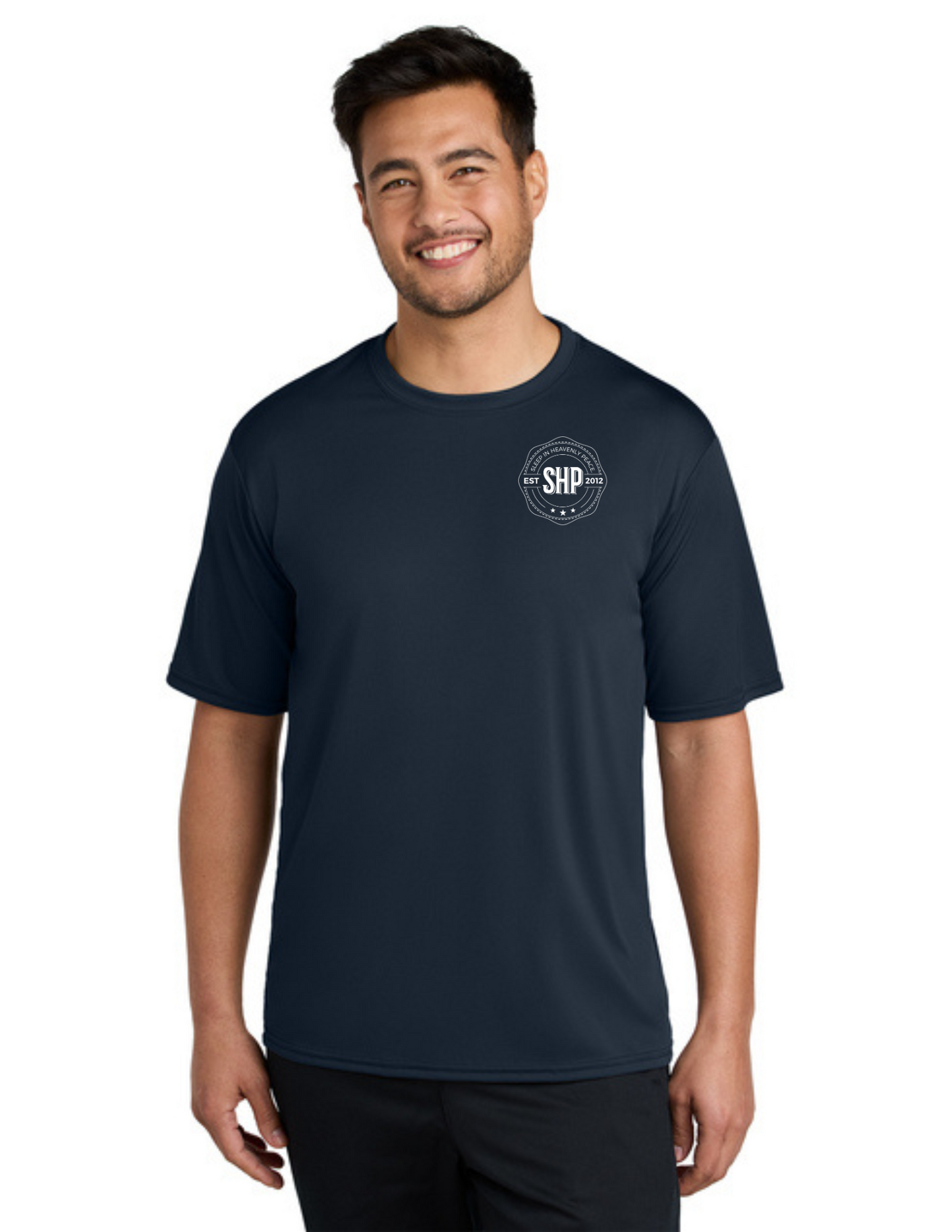 LEGACY - Short Sleeve UV Performance Shirt (TRUE NAVY) - "ESTABLISHED" LOGO