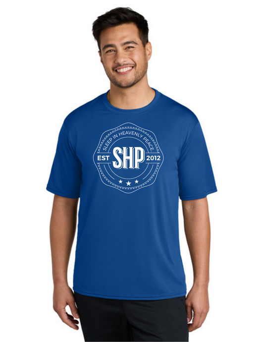 LEGACY - Short Sleeve UV Performance Shirt (TRUE ROYAL) - "ESTABLISHED" LOGO