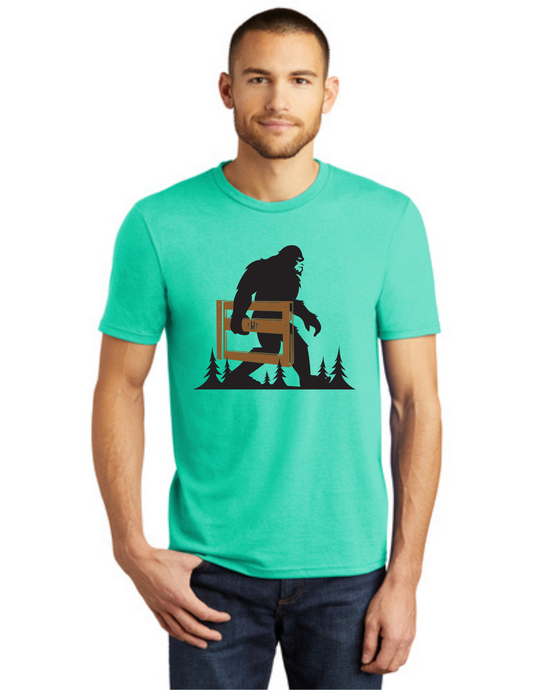 LEGACY - Short Sleeve (AQUA HEATHER) - "SASQUATCH" LOGO