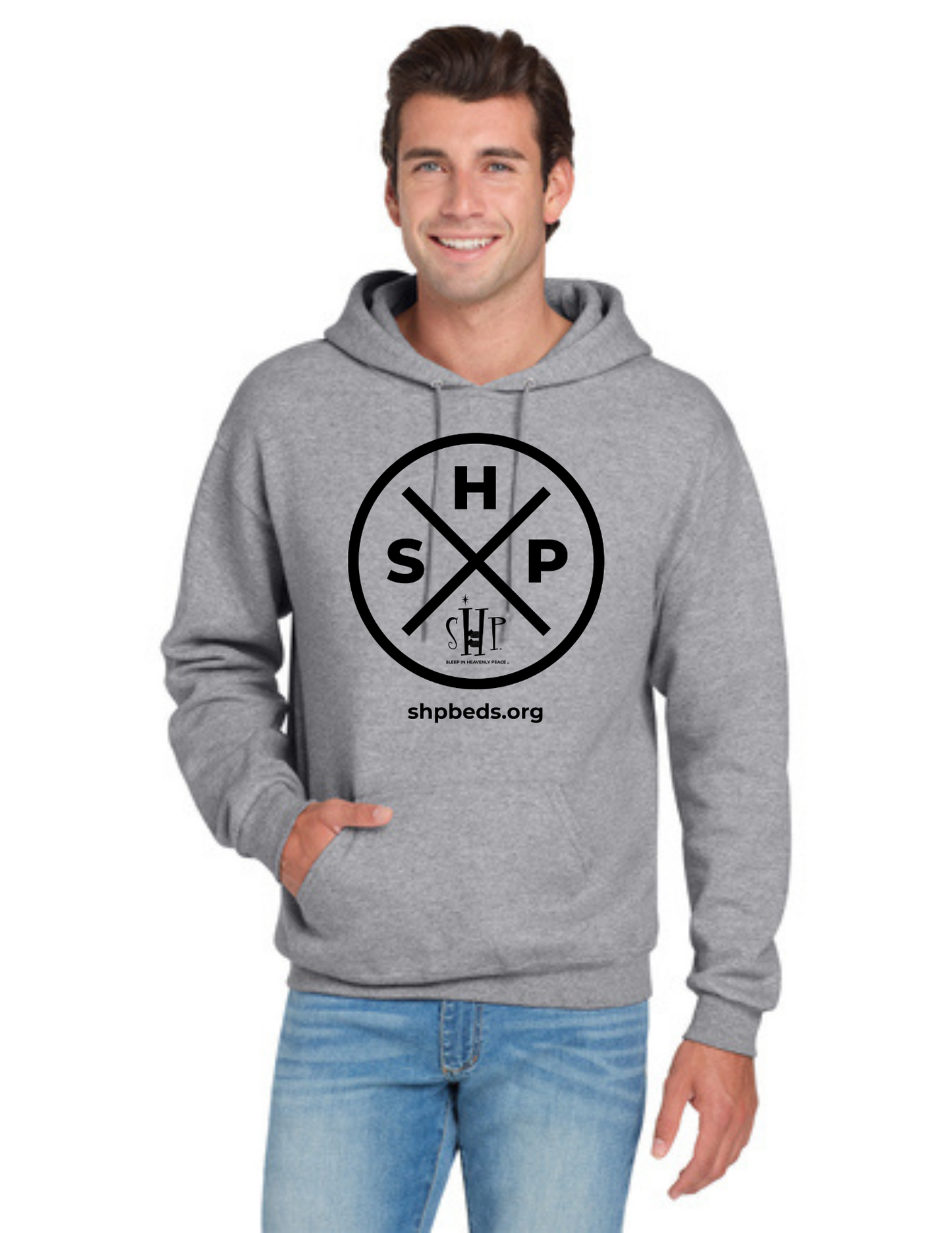 LEGACY - Hoodie (ATHLETIC HEATHER) - “SLEEP CIRCLE” LOGO
