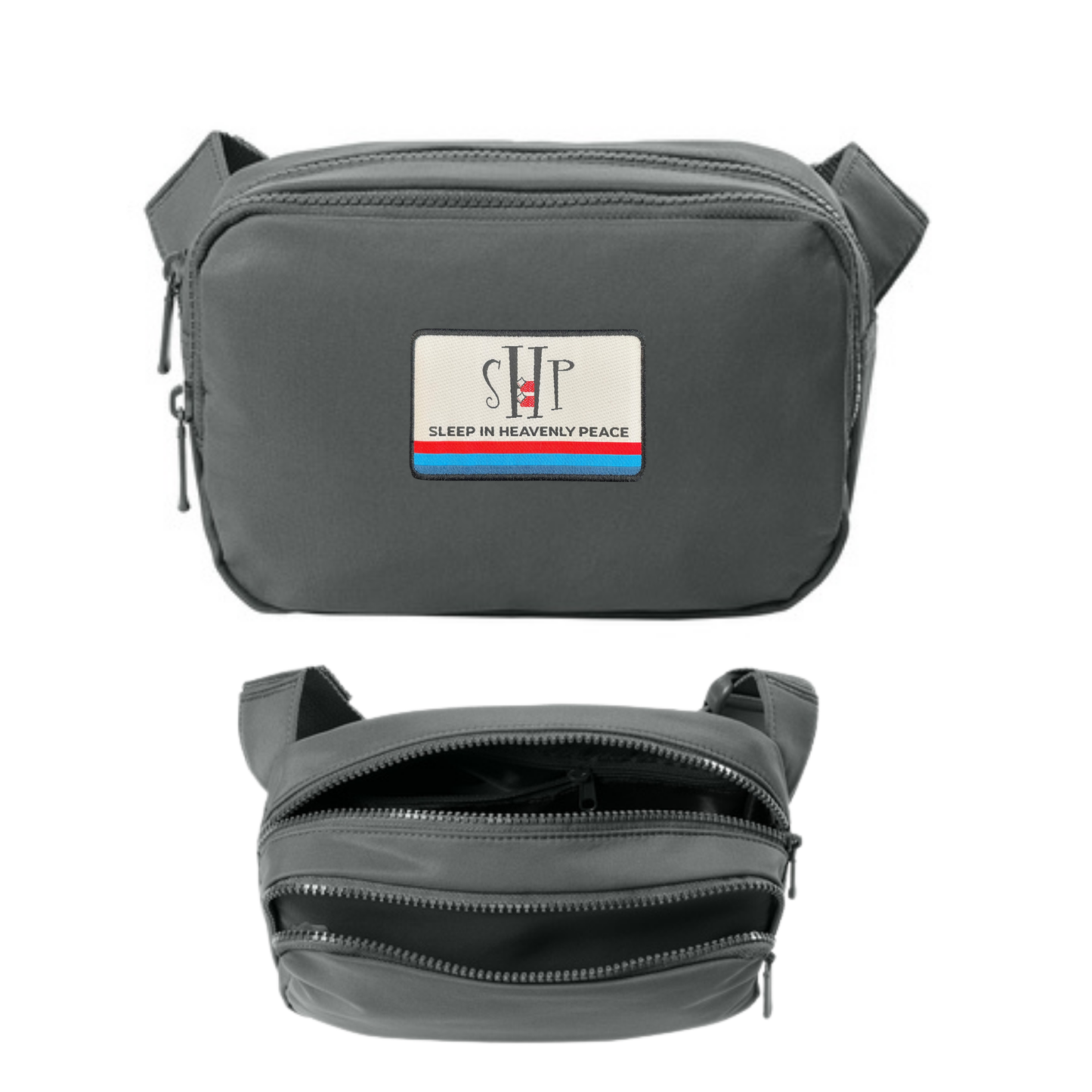 Port Authority - Matte Dual-Compartment Crossbody Bag (STORM GREY)