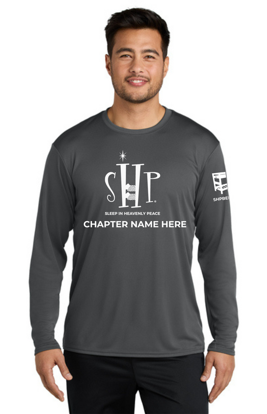 Chapter - ADULT UV Performance Long Sleeve (CHARCOAL) - "CHAPTER NAME"