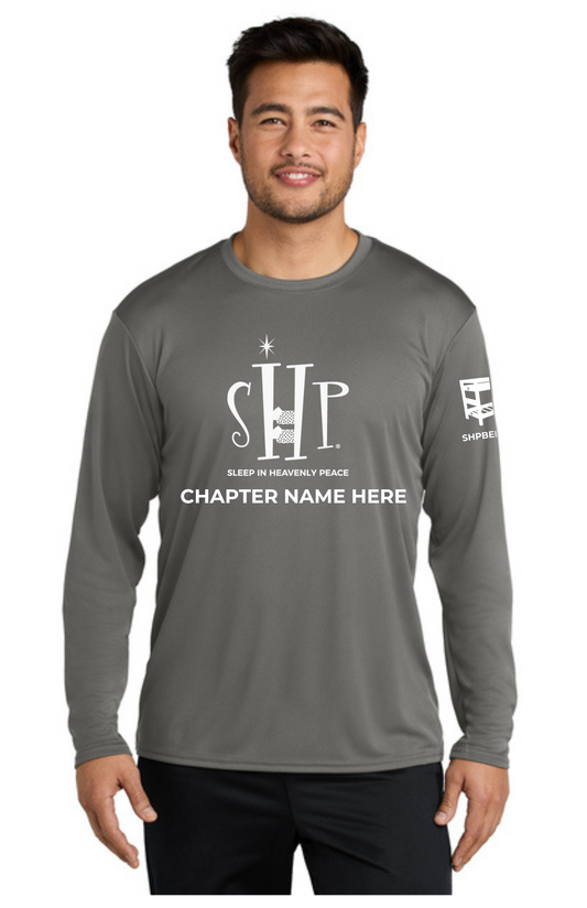 Chapter - ADULT UV Performance Long Sleeve (GREY CONCRETE) - "CHAPTER NAME"