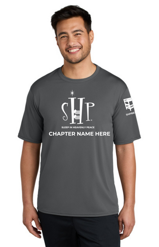 Chapter - ADULT Performance UV Short Sleeve (CHARCOAL) - "CHAPTER NAME"