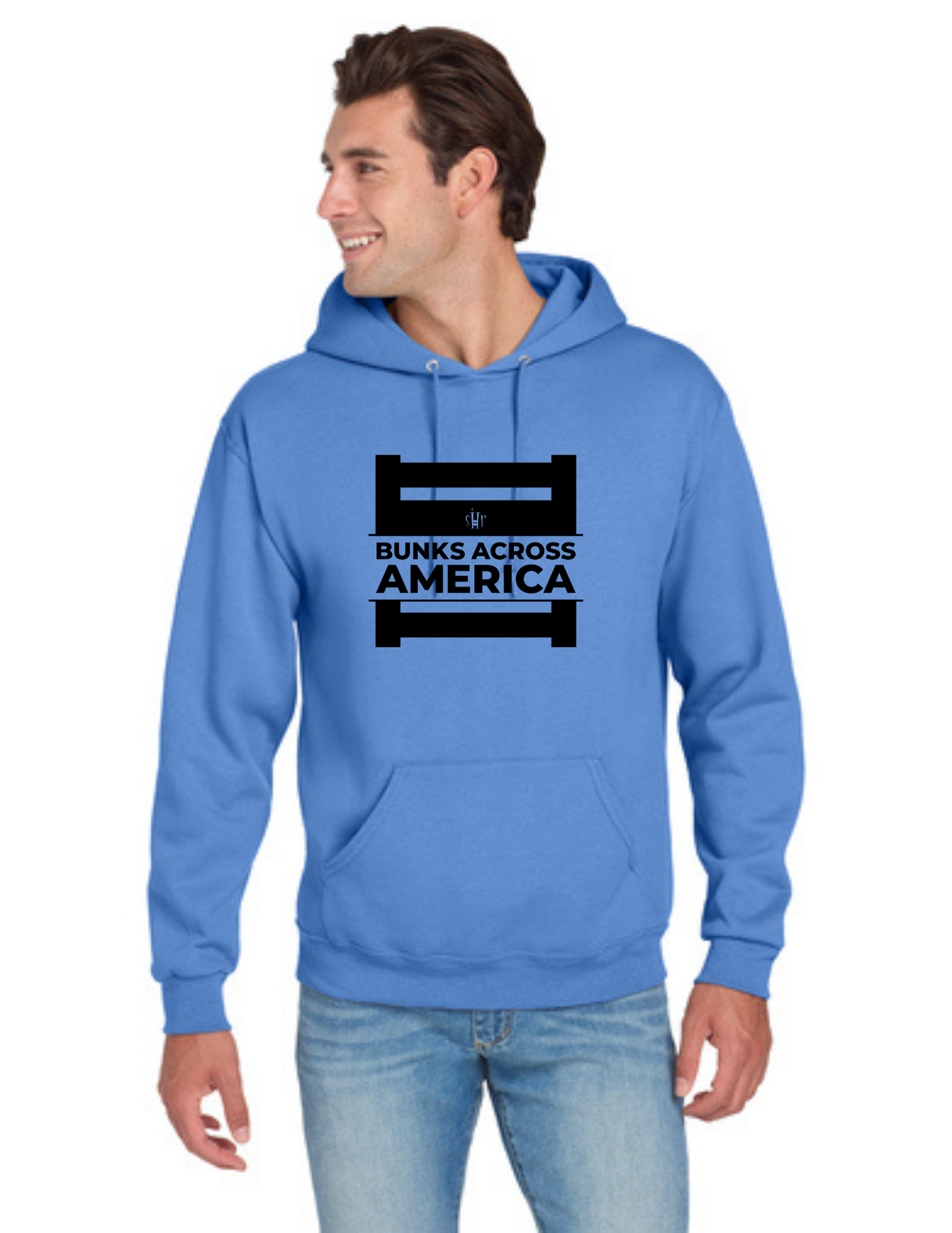 BAA 2025 - ADULT Hoodie - "Official Logo" (COLUMBIA BLUE)