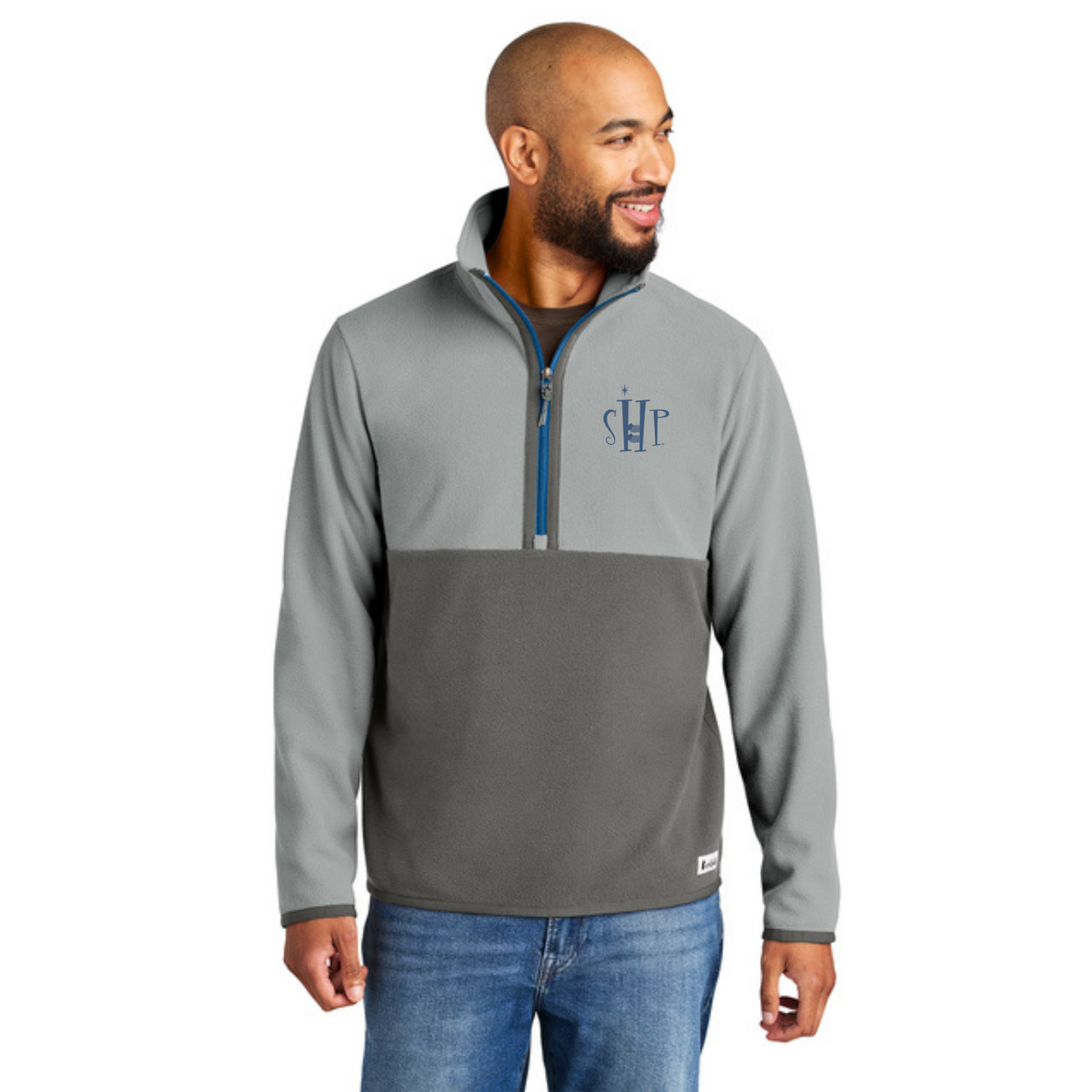 Cotopaxi Amado 1/2 Zip Fleece w/ Embroidery - (SMOKE/ CINDER)
