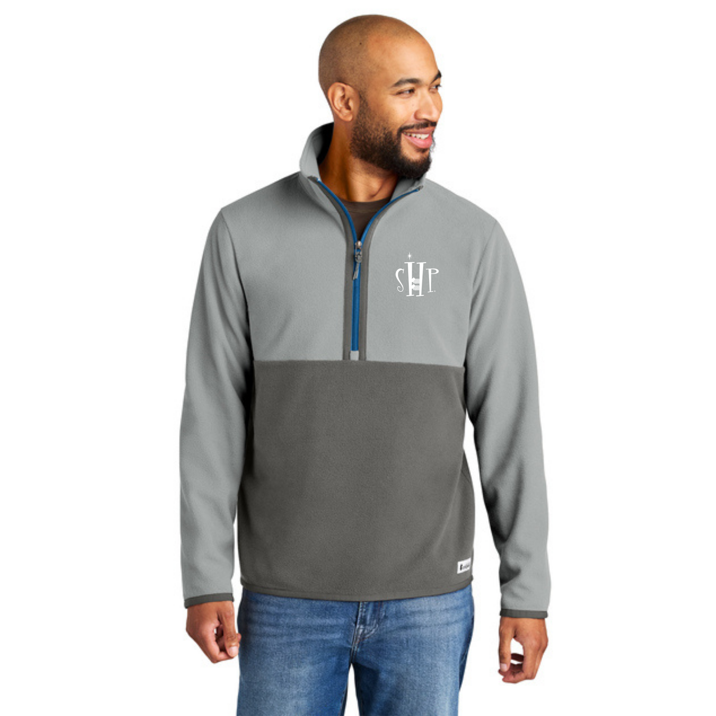 Cotopaxi Amado 1/2 Zip Fleece w/ Embroidery - (SMOKE/ CINDER)