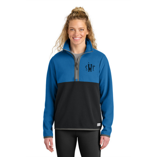 WOMEN'S - Cotopaxi Amado 1/2 Zip Fleece w/ Embroidery - (ATLANTIC/ BLACK)