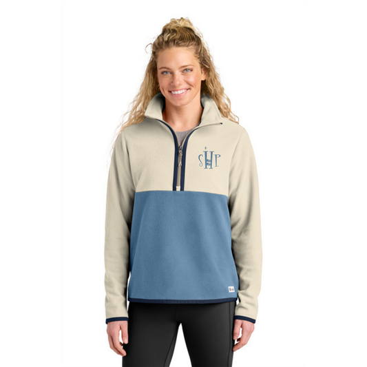 WOMEN'S - Cotopaxi Amado 1/2 Zip Fleece w/ Embroidery - (CREAM/ FJORD)