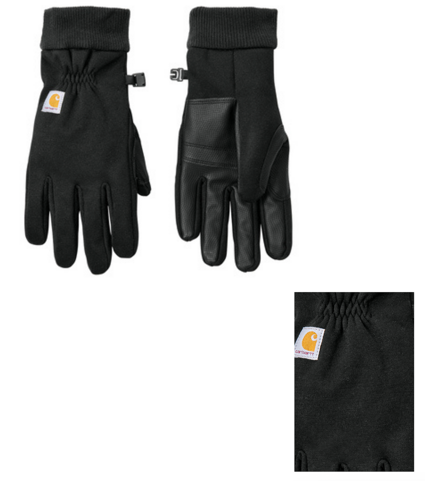 Carhartt Thermal-Lined, Touch Sensitive Gloves (BLACK)