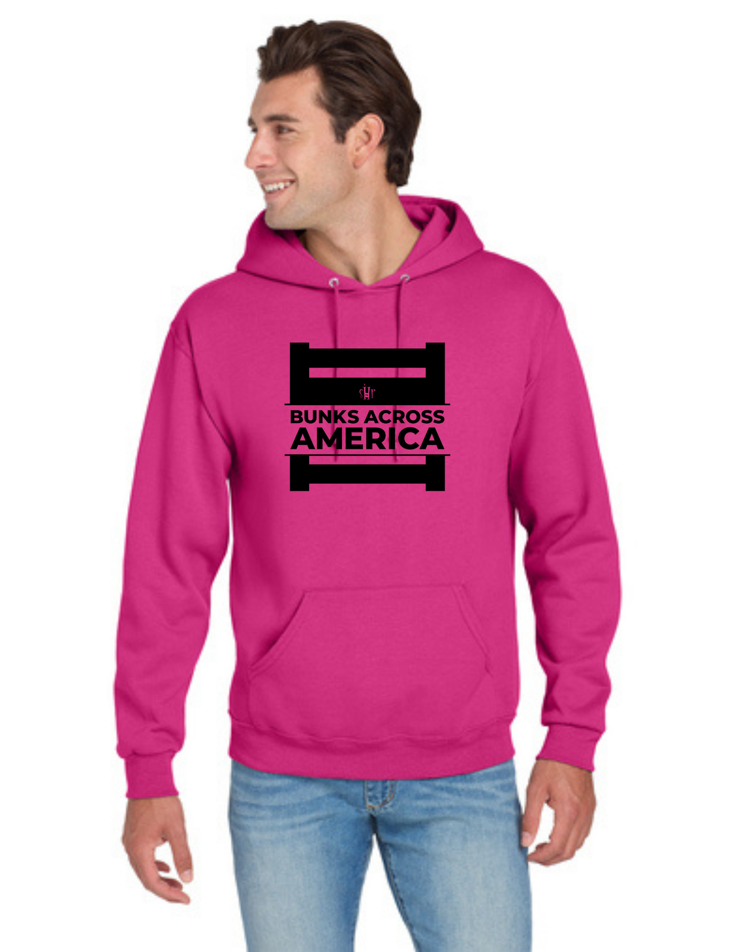 BAA 2025 - ADULT Hoodie - "Official BAA Logo" (CYBER PINK)