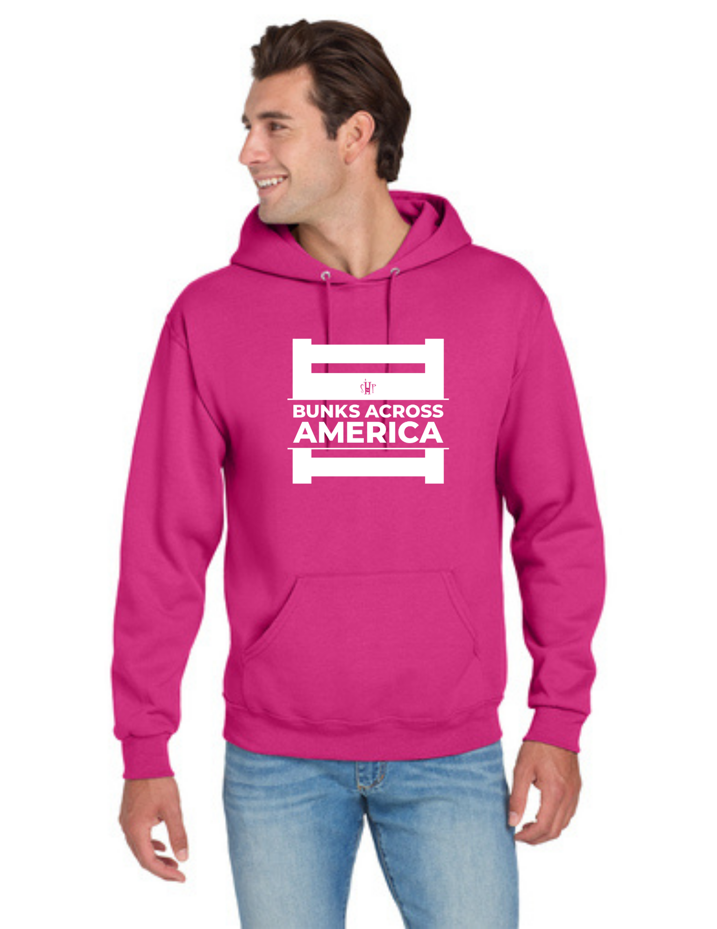 BAA 2025 - ADULT Hoodie - "Official BAA Logo" (CYBER PINK)