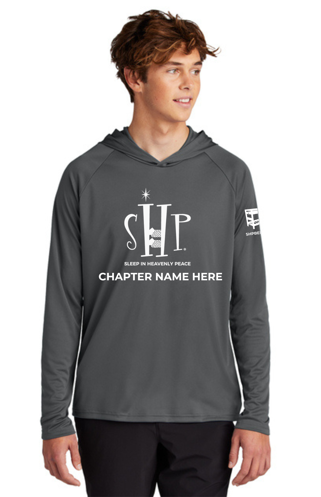 Chapter ADULT Hooded Performance Pullover (CHARCOAL)