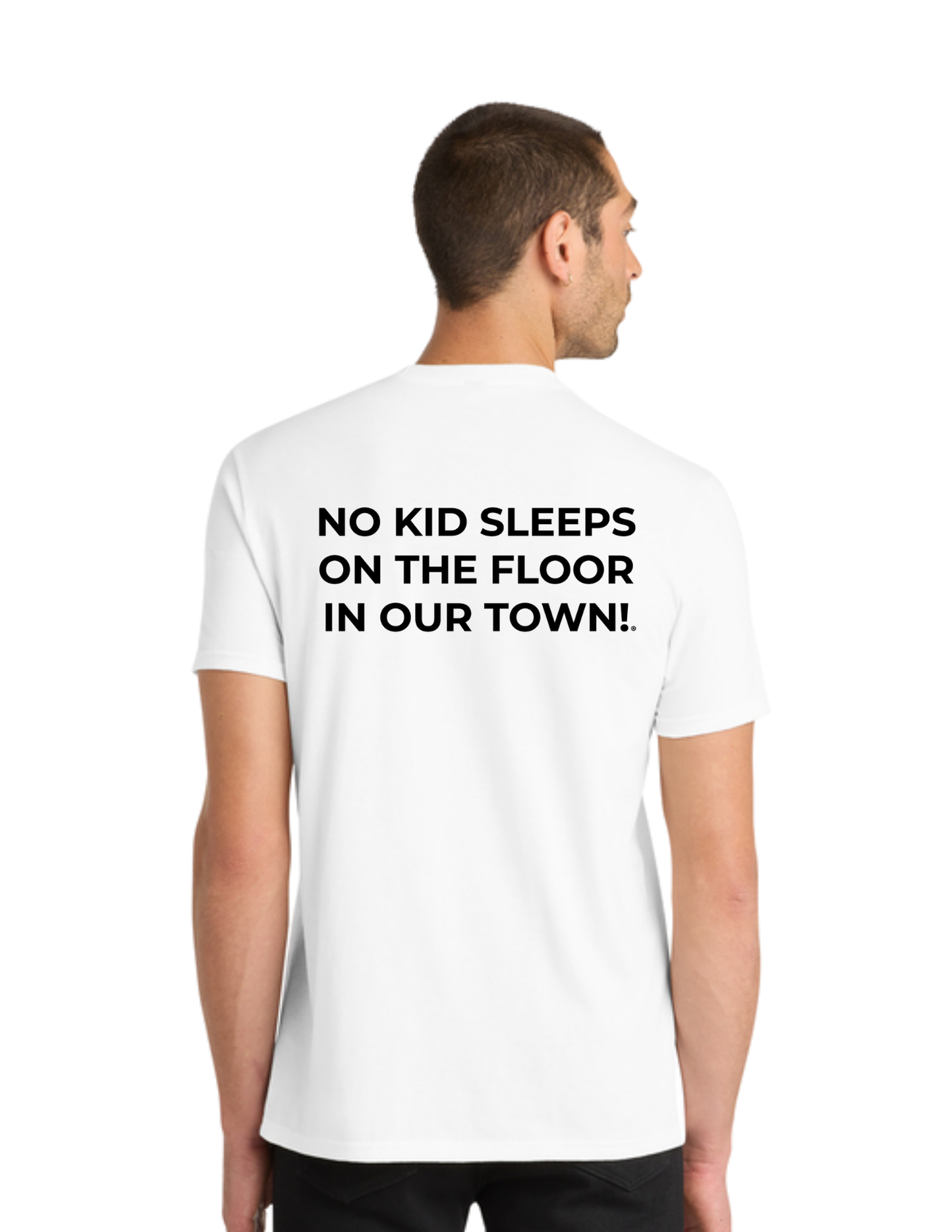 Graphic - ADULT Short Sleeve Shirt (WHITE) - "IT'S MORE THAN JUST A BED"