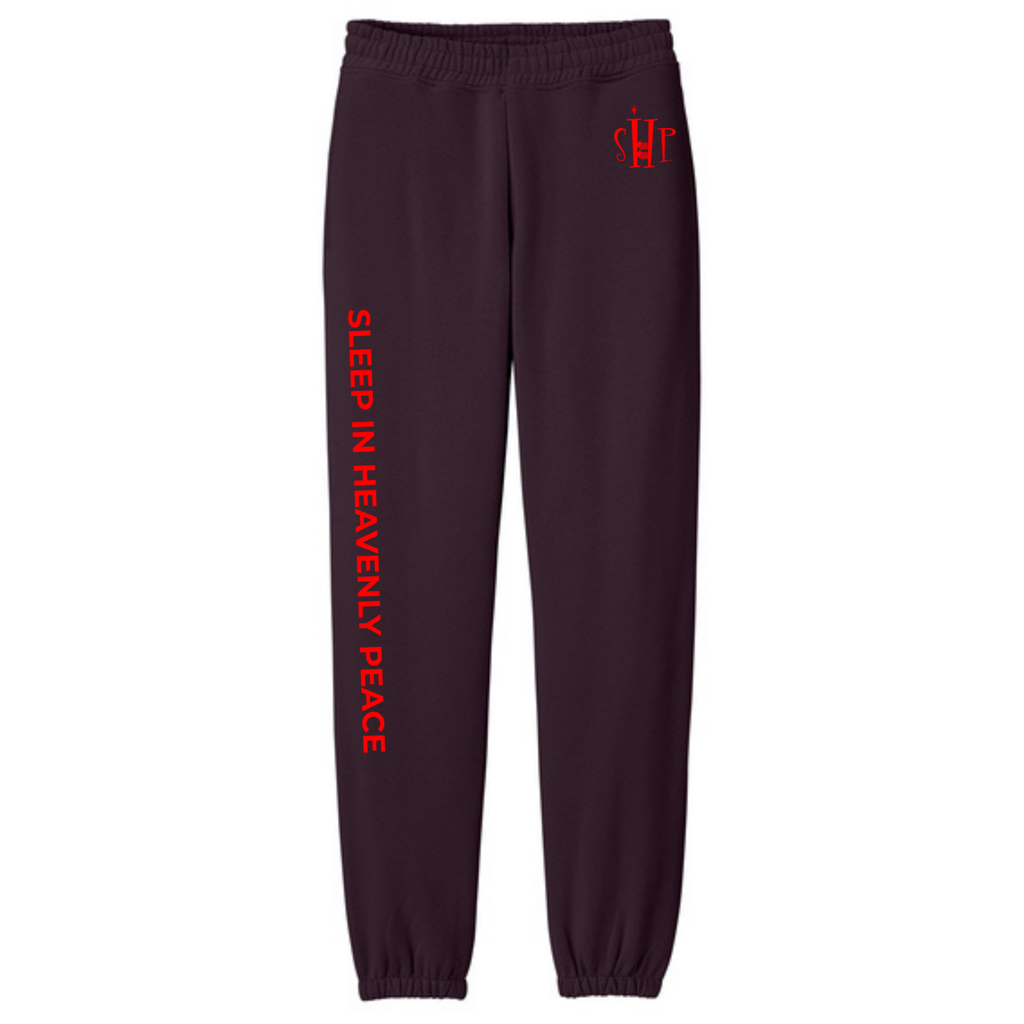 Sweatpants - District V.I.T Heavyweight Sweatpants (BORDEAUX)