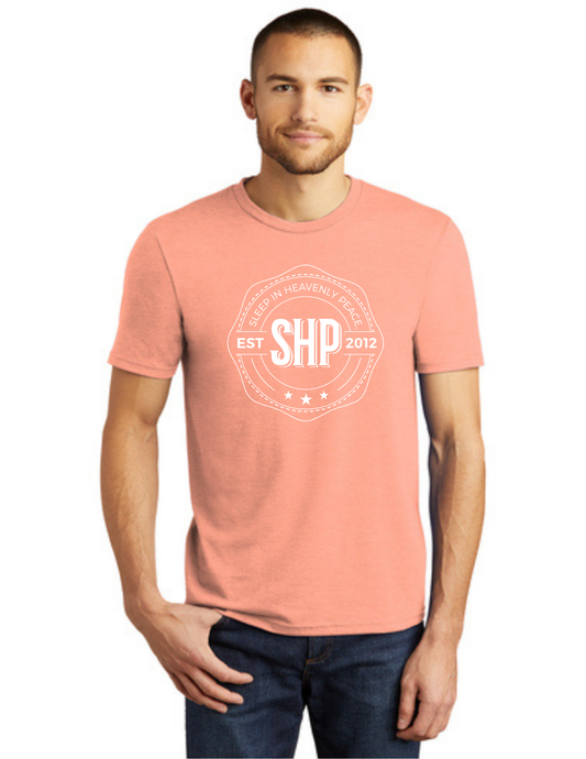 LEGACY - Short Sleeve (HEATHERED DUSTY PEACH) - "ESTABLISHED" LOGO