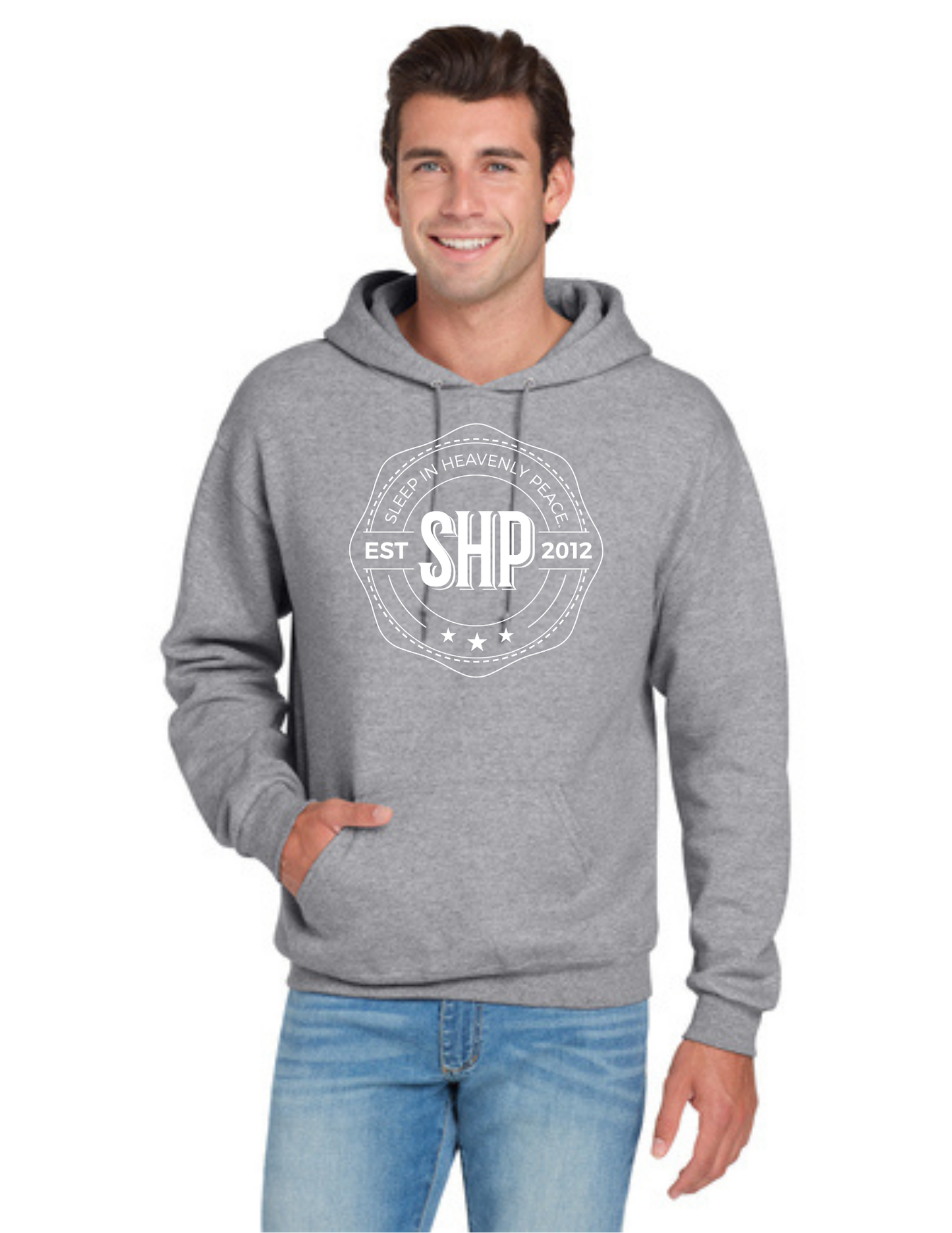 LEGACY - Hoodie (ATHLETIC HEATHER) - "ESTABLISHED" LOGO
