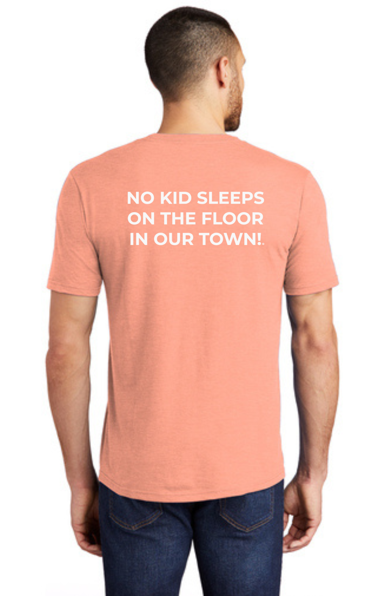 Legacy - ADULT Short Sleeve - "Sleep Circle" (HEATHERED DUSTY PEACH)