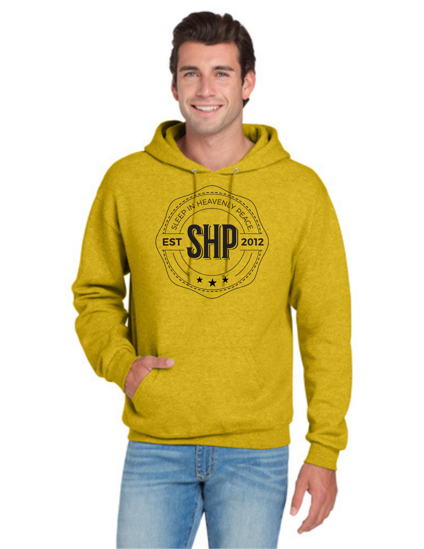 LEGACY - Hoodie (MUSTARD HEATHER) - "ESTABLISHED" LOGO