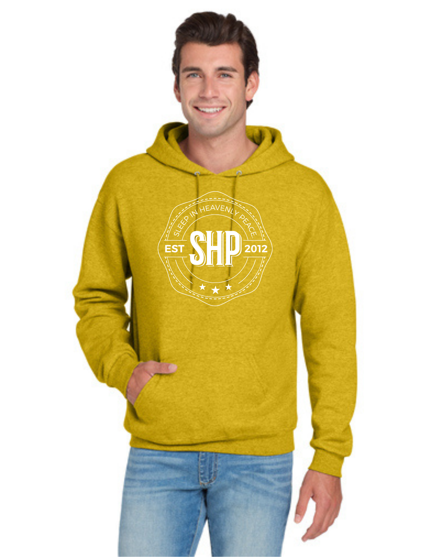 LEGACY - Hoodie (MUSTARD HEATHER) - "ESTABLISHED" LOGO