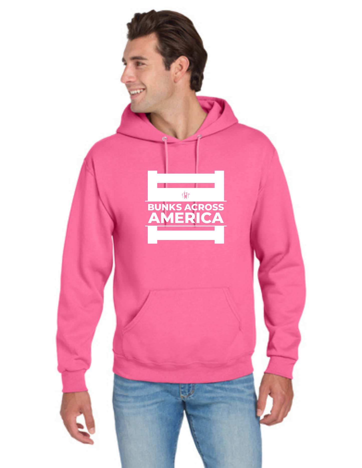 BAA 2025 - ADULT Hoodie - "Official BAA Logo" (NEON PINK)