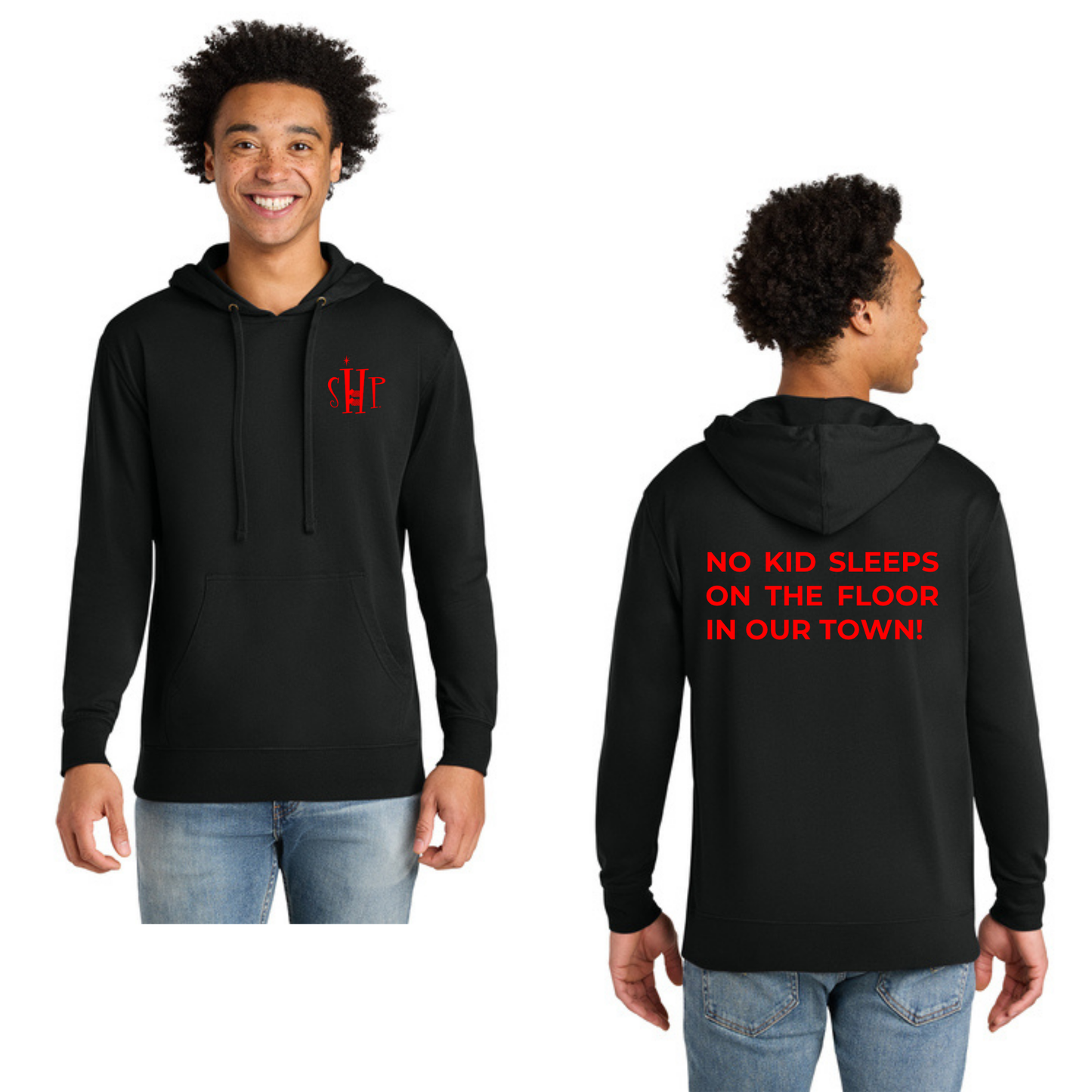 Next Level Apparel® Laguna Hoodie (BLACK/ BLACK)