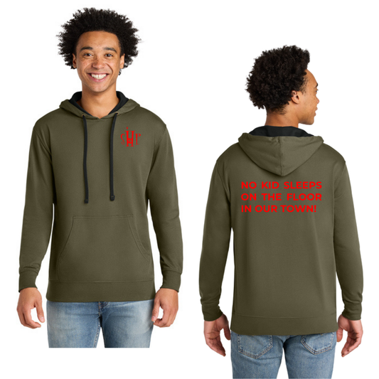 Next Level Apparel® Laguna Hoodie (MILITARY GREEN/ BLACK)