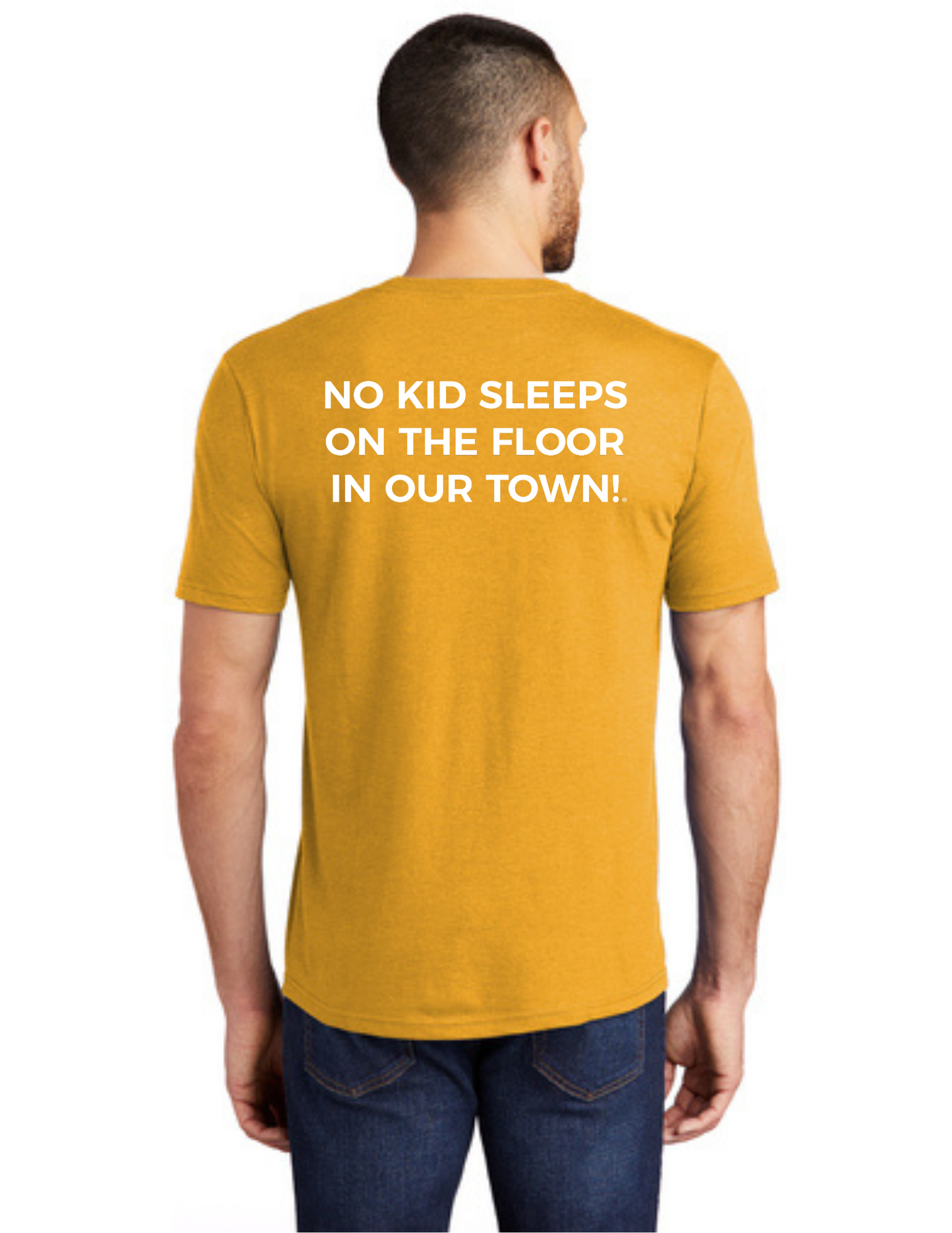 LEGACY - Short Sleeve (OCHRE YELLOW HEATHER) - "ESTABLISHED" LOGO