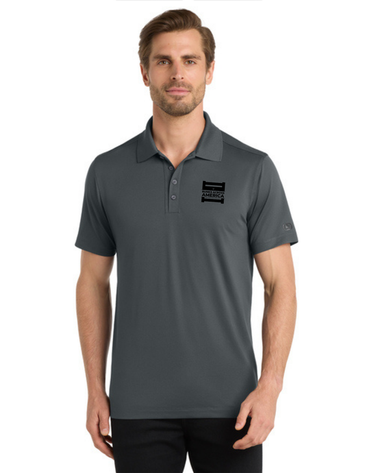 BAA 2025 - OGIO MEN'S Performance Polo w/ Embroidery - "Official BAA Logo" (DIESEL GREY)