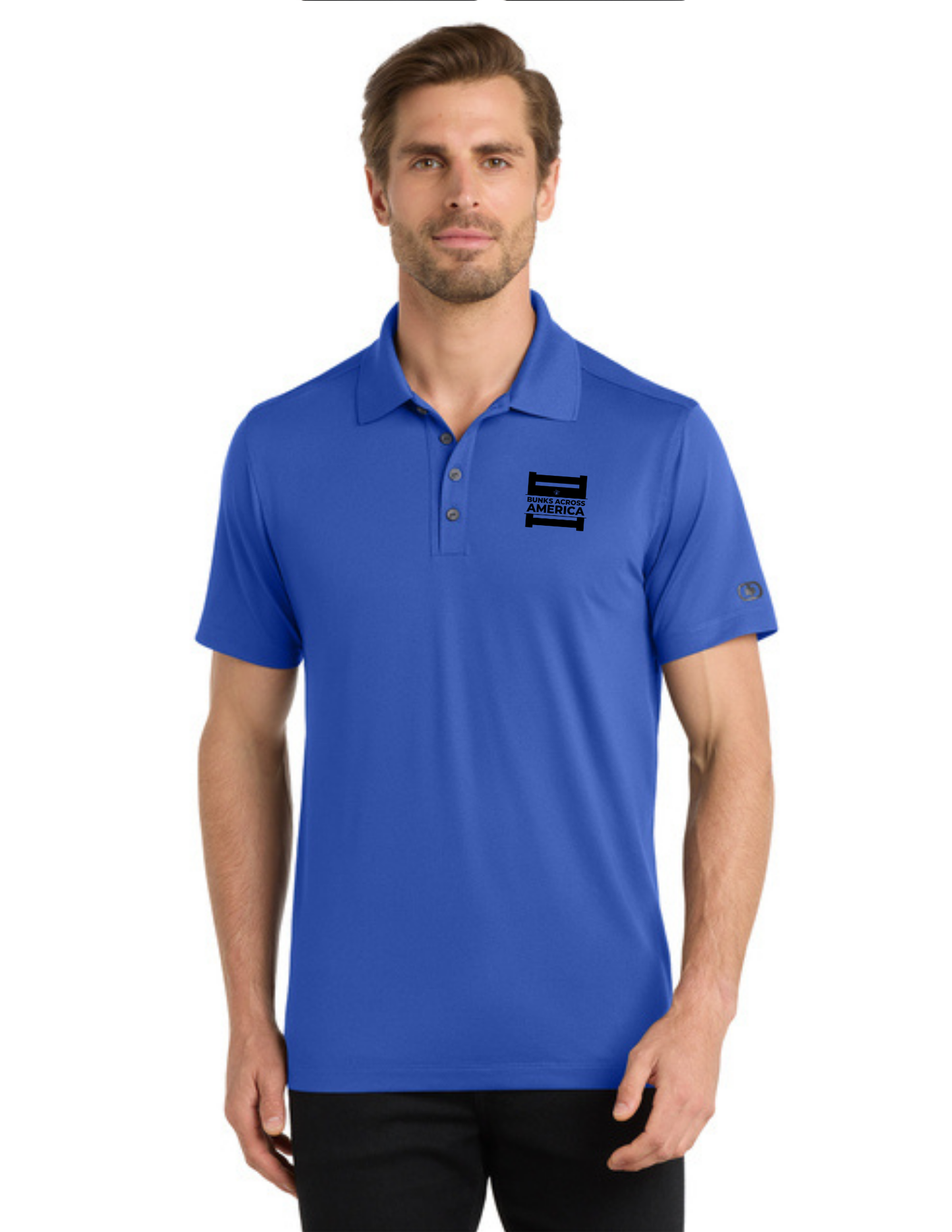 BAA 2025 - OGIO MEN'S Performance Polo w/ Embroidery - "Official Logo" (ENZYME BLUE)
