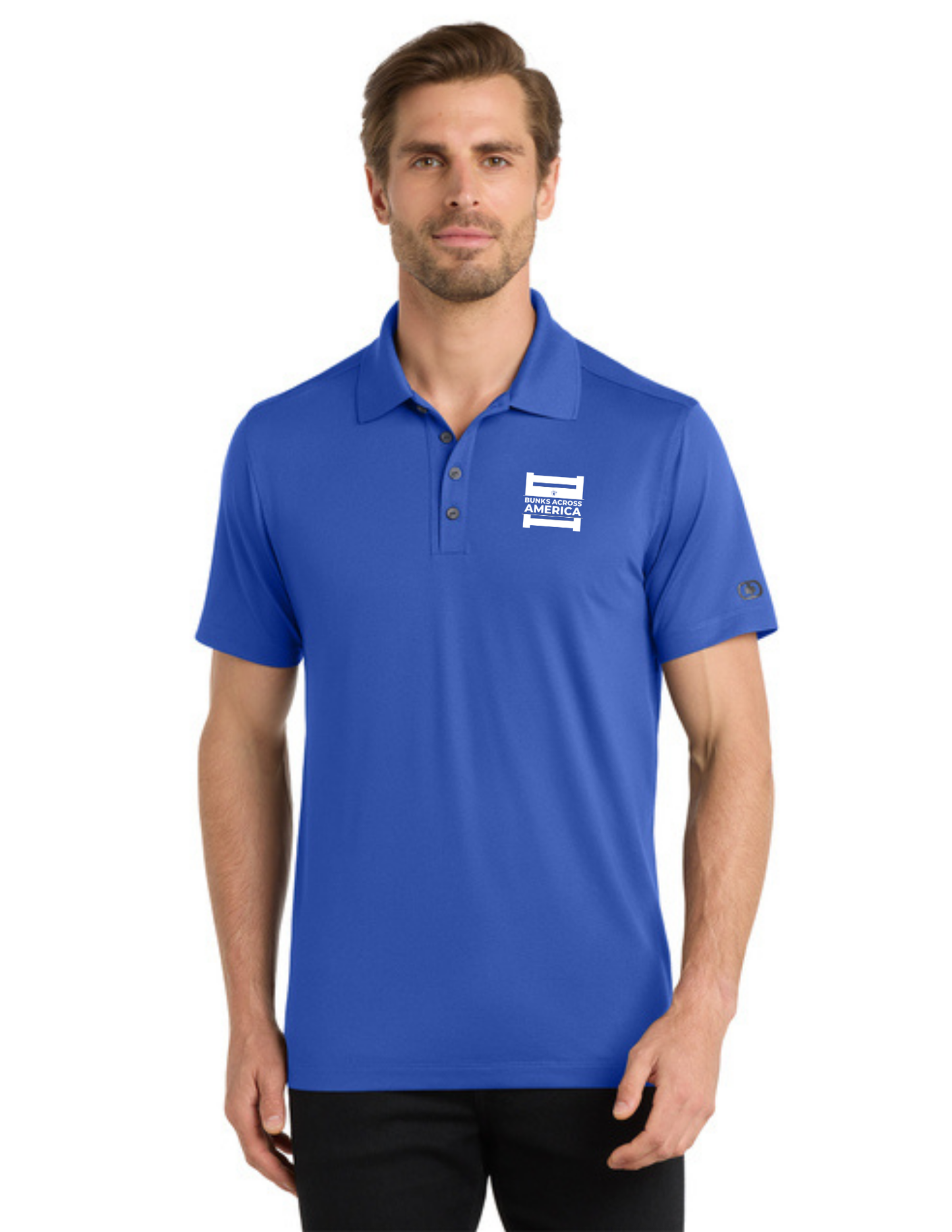 BAA 2025 - OGIO MEN'S Performance Polo w/ Embroidery - "Official Logo" (ENZYME BLUE)