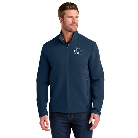 OGIO Kinetic Soft Shell Jacket (RIVER BLUE NAVY) w/ Embroidery