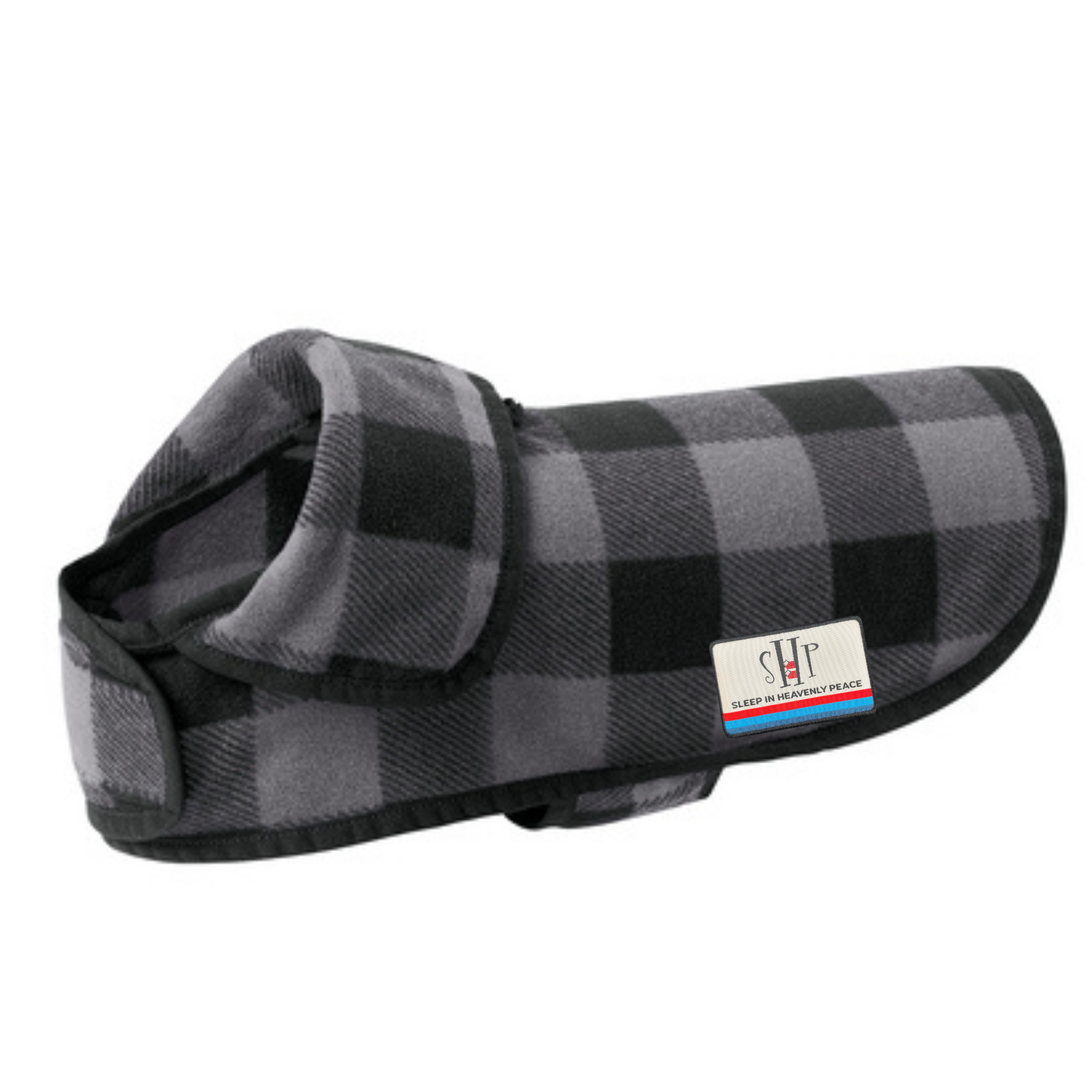 Port Authority® Pet Fleece Jacket (GREY/ BLACK BUFFALO CHECK)