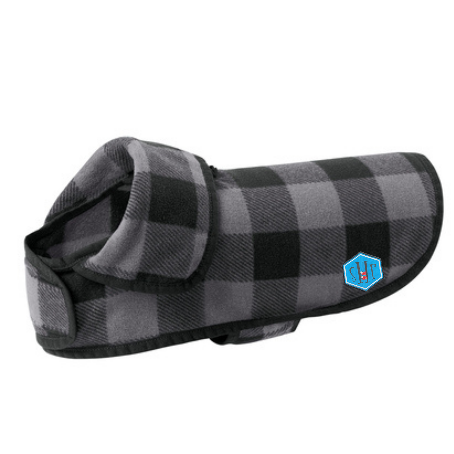 Port Authority® Pet Fleece Jacket (GREY/ BLACK BUFFALO CHECK)