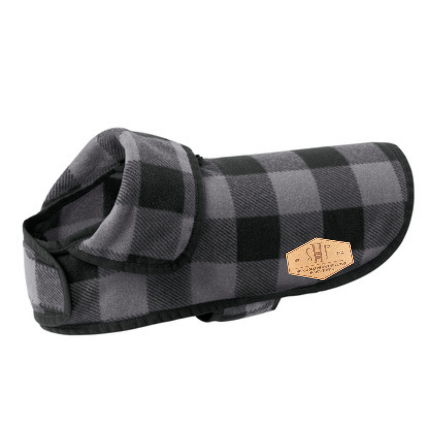 Port Authority® Pet Fleece Jacket (GREY/ BLACK BUFFALO CHECK)