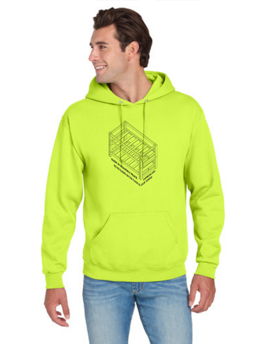 LEGACY - Hoodie (SAFETY GREEN) - "SHELDON" LOGO