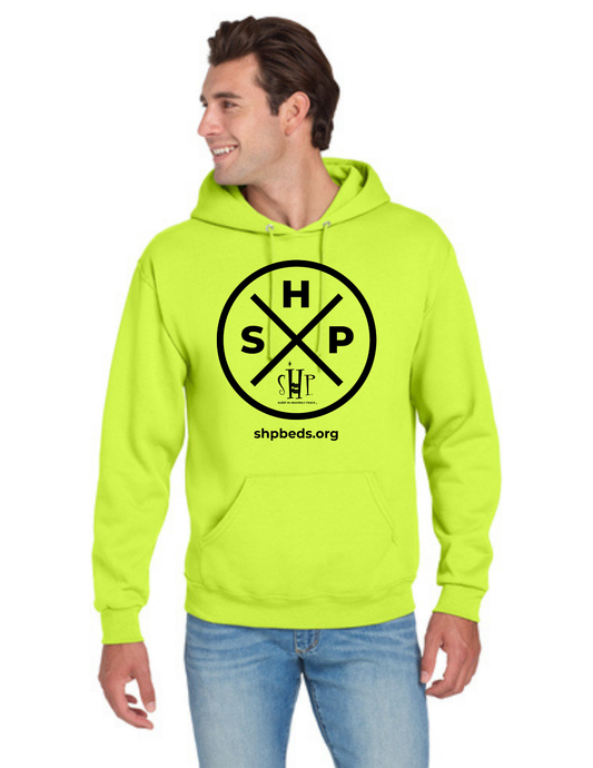 LEGACY - Hoodie (SAFETY GREEN) - “SLEEP CIRCLE” LOGO
