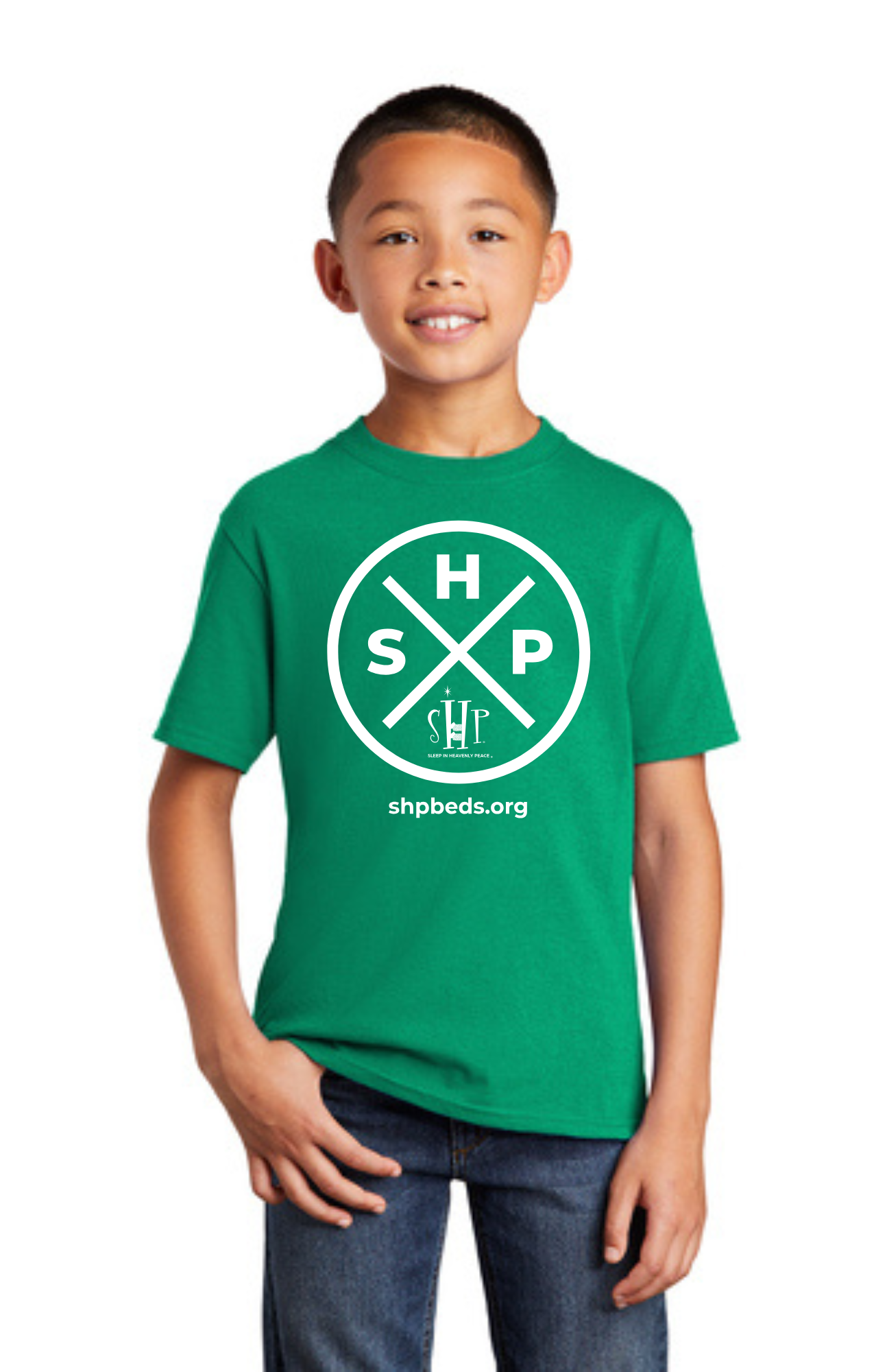 LEGACY - YOUTH Tee (KELLY GREEN) - “SLEEP CIRCLE” LOGO