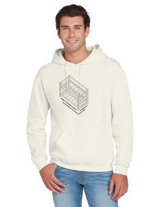 LEGACY - Hoodie (SWEET CREAM HEATHER) - "SHELDON" LOGO