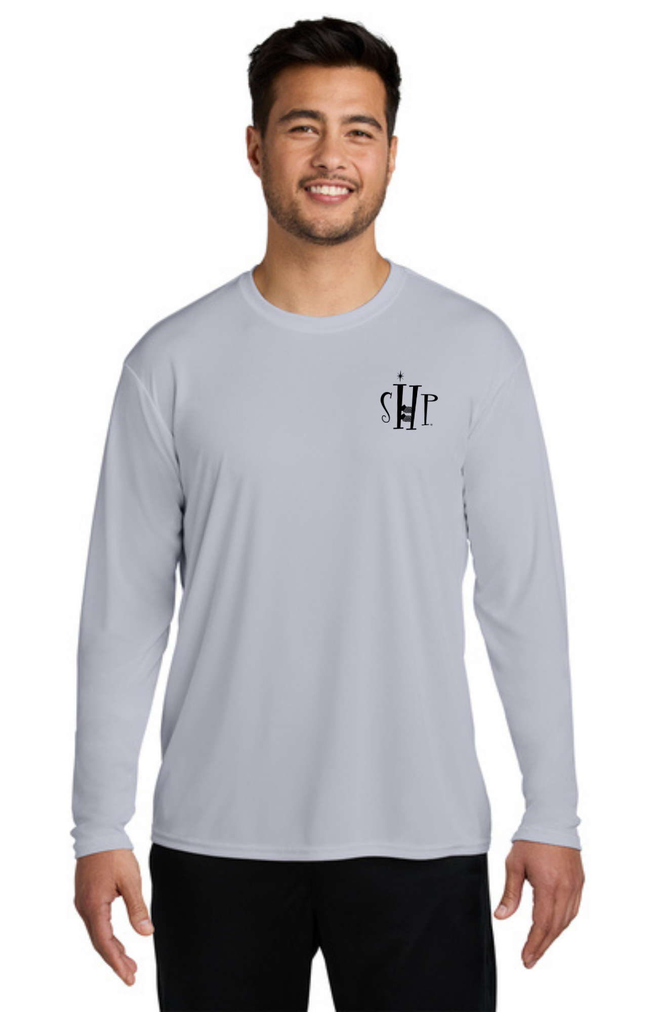 ADULT'S Long Sleeve Performance UV Shirt (SILVER)