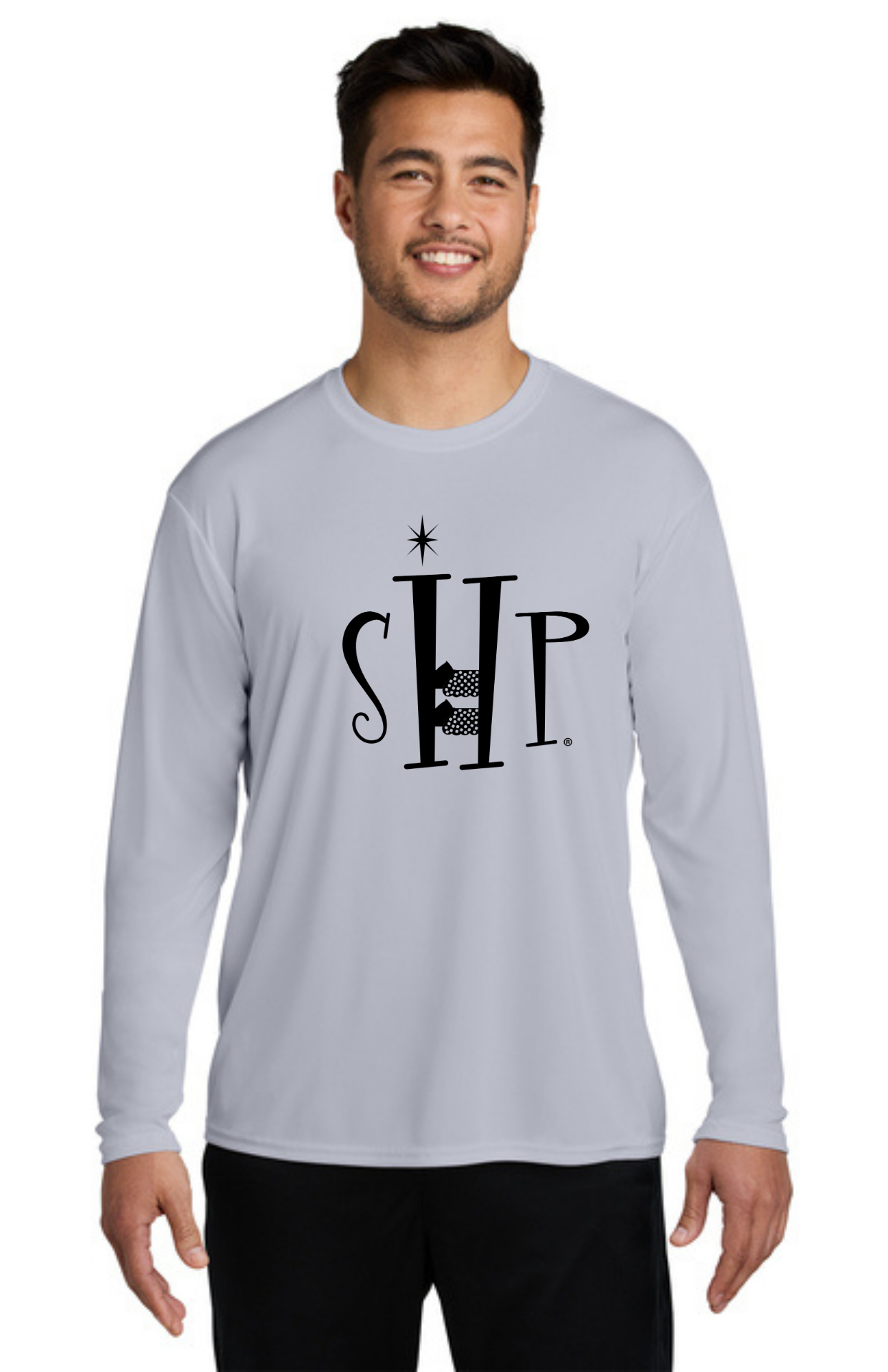 ADULT'S Long Sleeve Performance UV Shirt (SILVER)