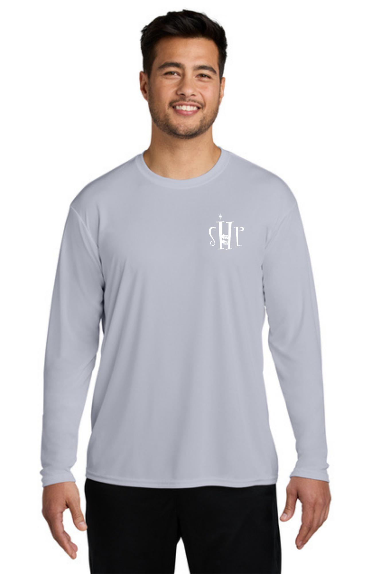 ADULT'S Long Sleeve Performance UV Shirt (SILVER)